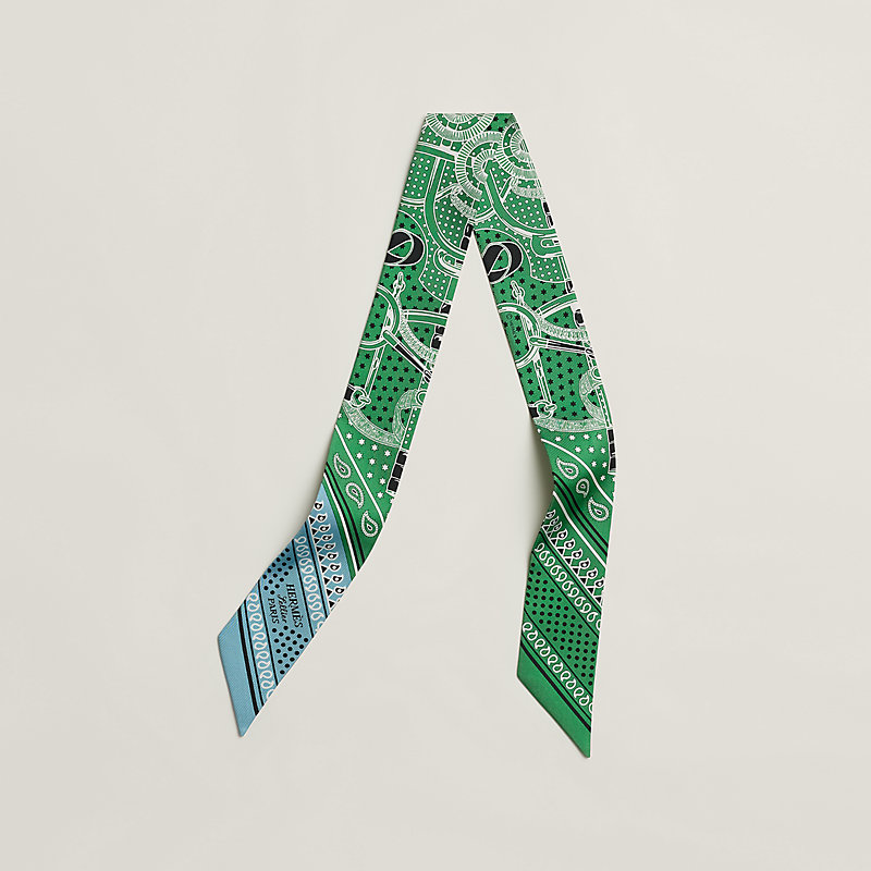 Twilly 《エプロン・ドール・バンダナ》 - グリーン | Hermès